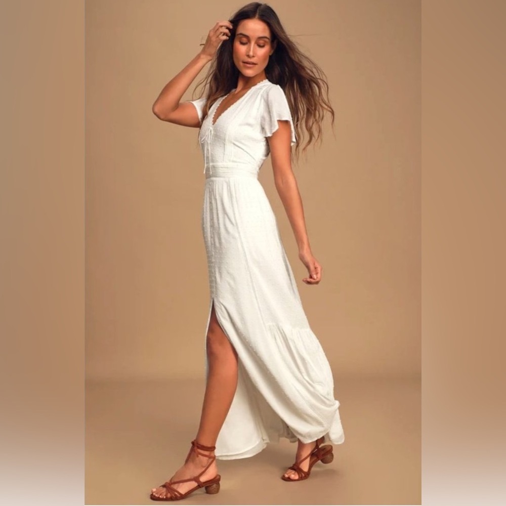 Elegant White Maxi Dress